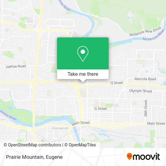 Prairie Mountain map