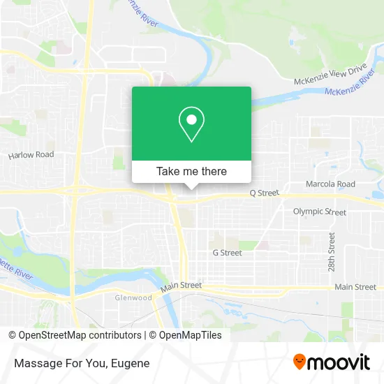 Massage For You map