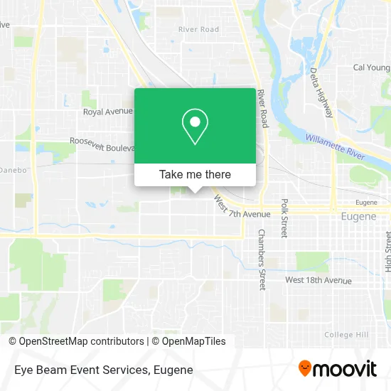 Eye Beam Event Services map