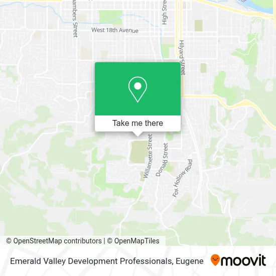 Emerald Valley Development Professionals map