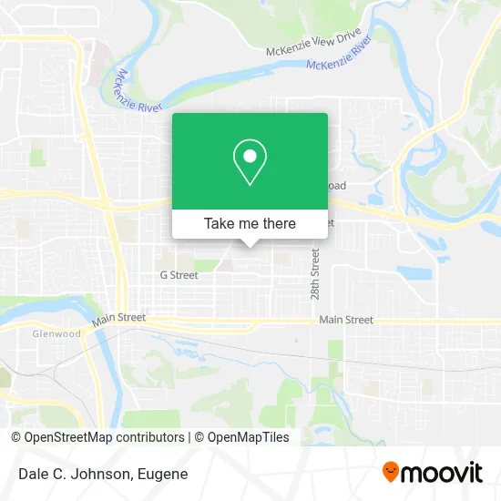 Dale C. Johnson map