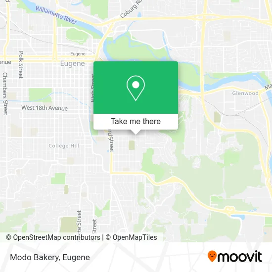 Modo Bakery map