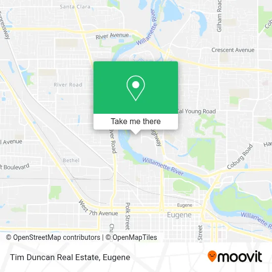 Tim Duncan Real Estate map