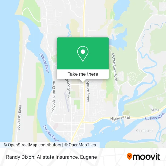 Randy Dixon: Allstate Insurance map