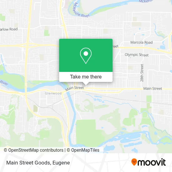 Main Street Goods map