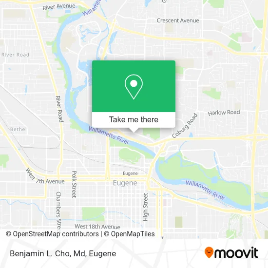 Benjamin L. Cho, Md map