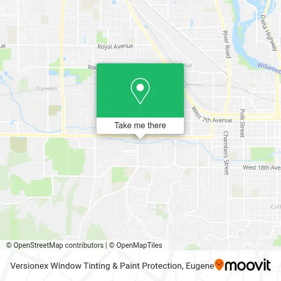 Versionex Window Tinting & Paint Protection map