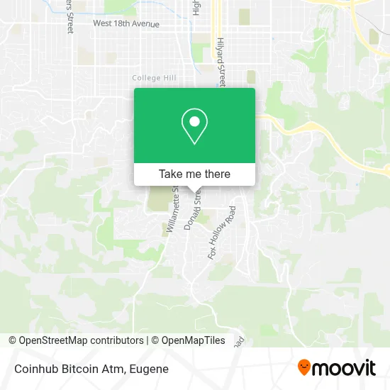 Coinhub Bitcoin Atm map