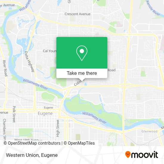 Western Union map