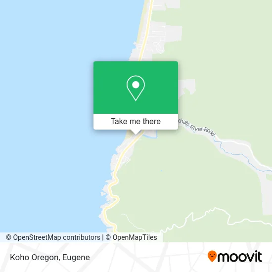 Koho Oregon map