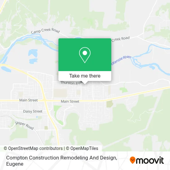 Compton Construction Remodeling And Design map