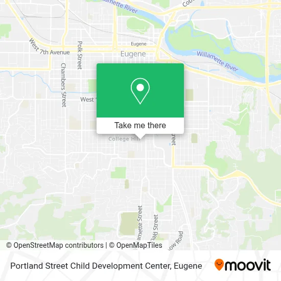 Portland Street Child Development Center map