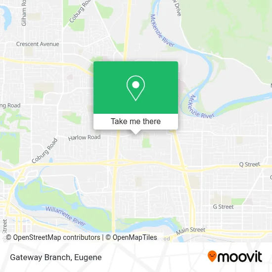 Gateway Branch map