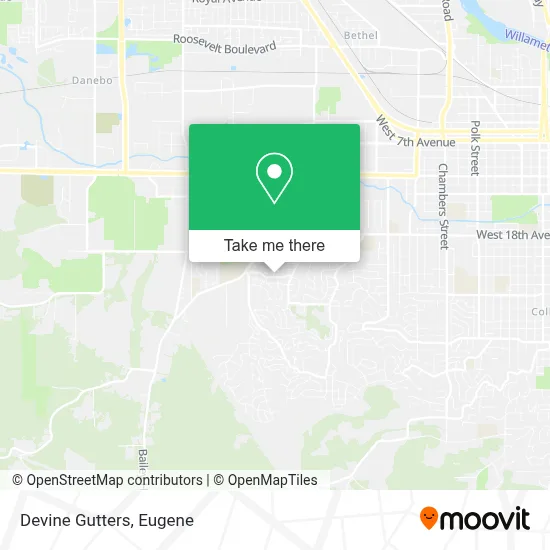 Devine Gutters map