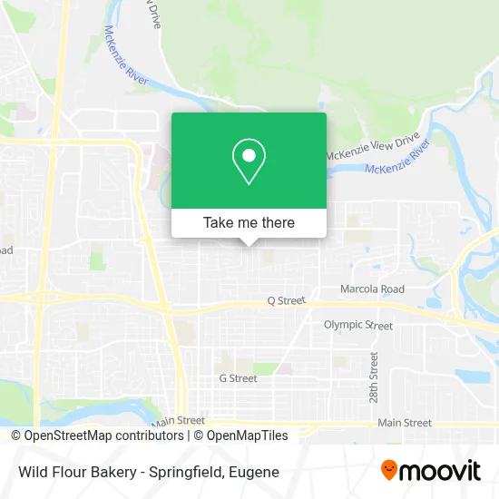 Wild Flour Bakery - Springfield map