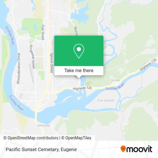 Pacific Sunset Cemetary map