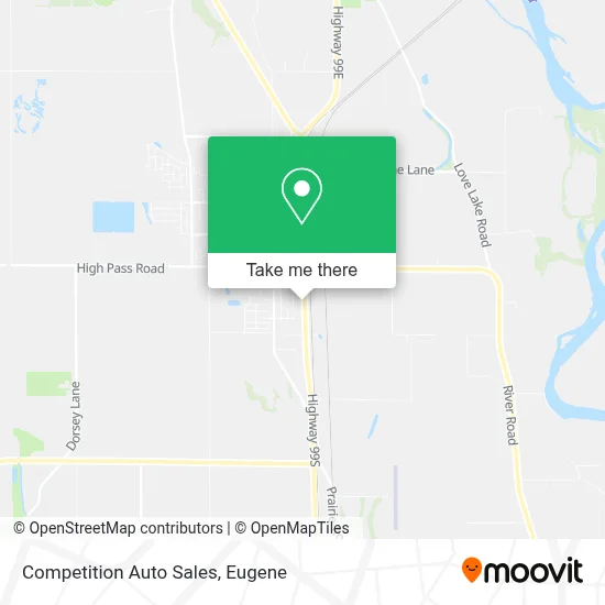 Competition Auto Sales map