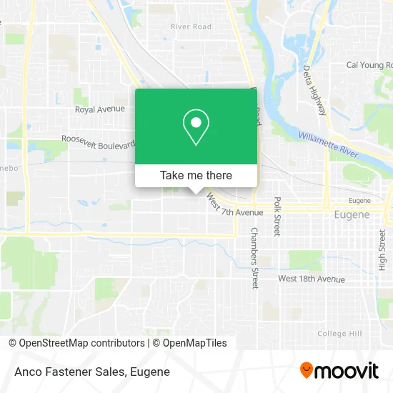 Anco Fastener Sales map