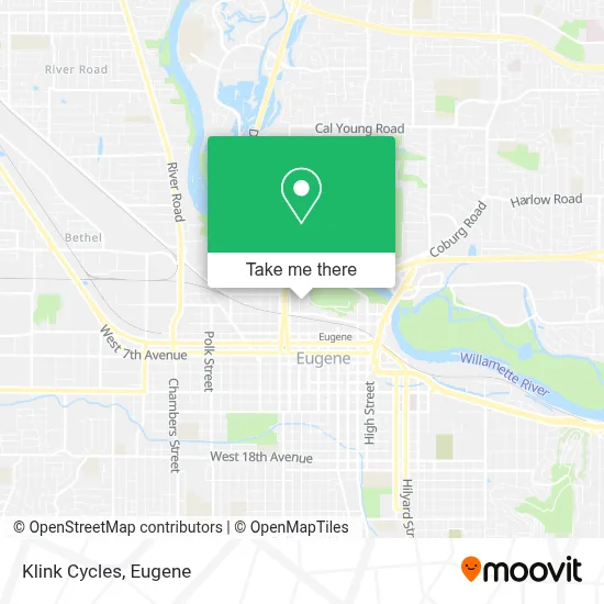 Klink Cycles map