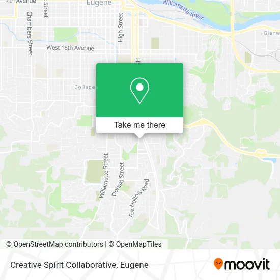 Creative Spirit Collaborative map