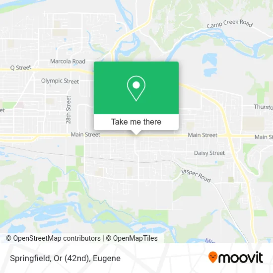 Springfield, Or (42nd) map