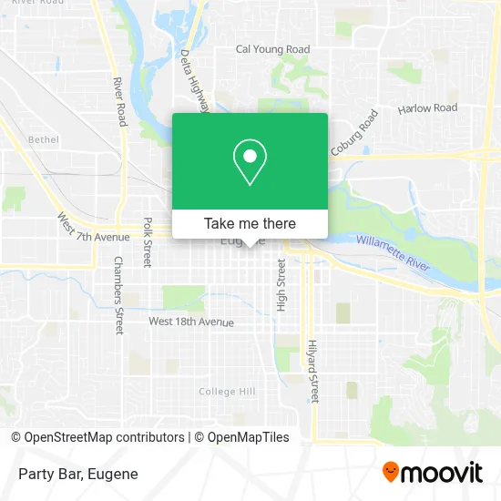 Party Bar map