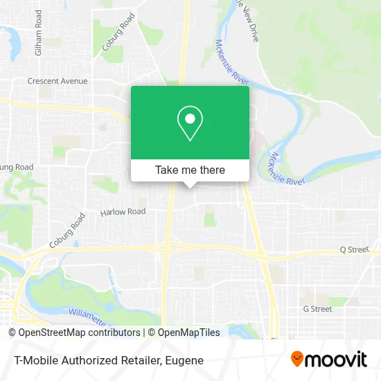T-Mobile Authorized Retailer map