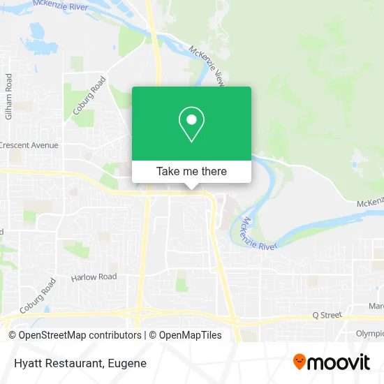 Hyatt Restaurant map
