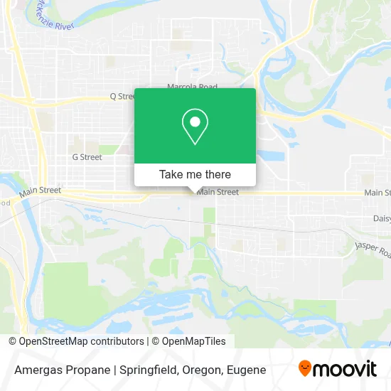Amergas Propane | Springfield, Oregon map