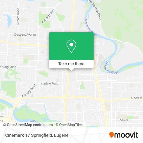 Cinemark 17 Springfield map
