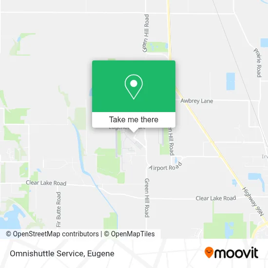 Omnishuttle Service map