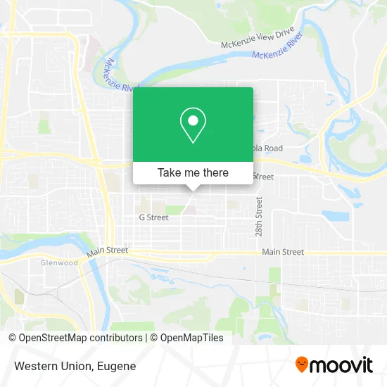 Western Union map