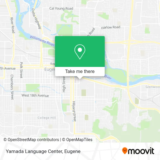 Yamada Language Center map