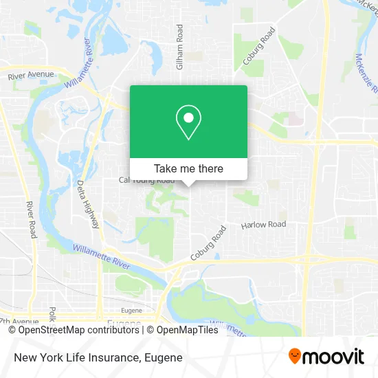 New York Life Insurance map