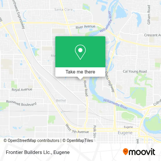 Frontier Builders Llc. map