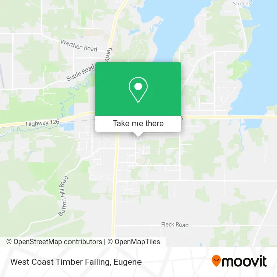 West Coast Timber Falling map