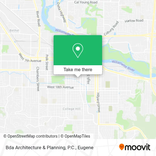 Bda Architecture & Planning, P.C. map