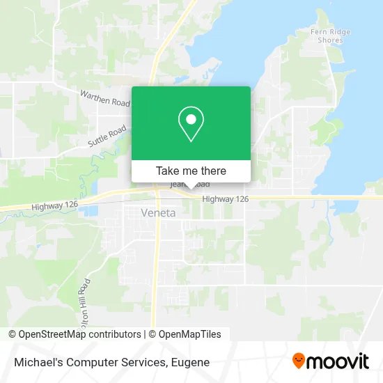 Michael's Computer Services map