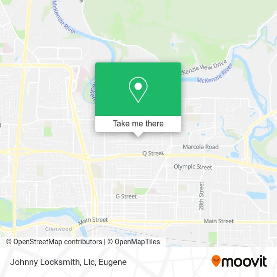 Johnny Locksmith, Llc map