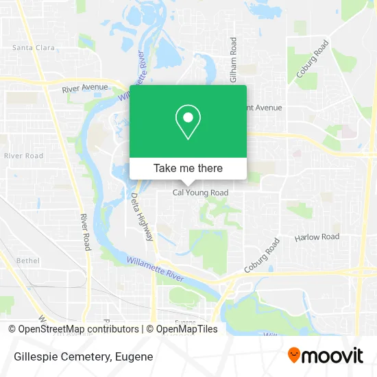 Gillespie Cemetery map