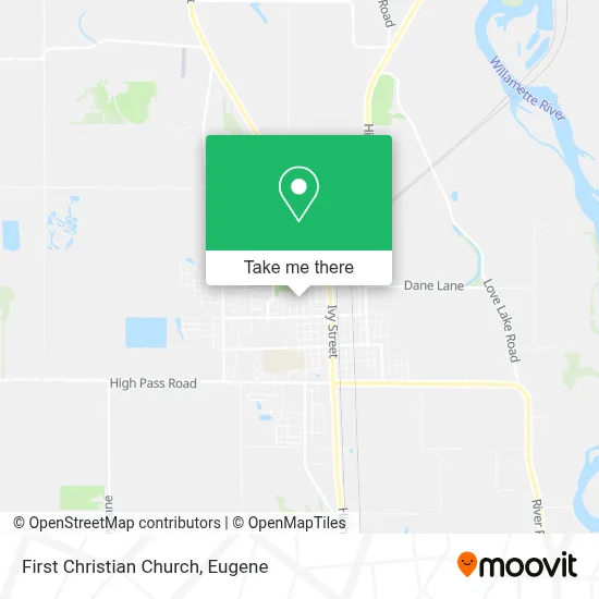 First Christian Church map