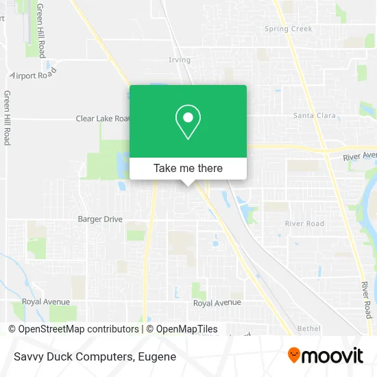 Savvy Duck Computers map