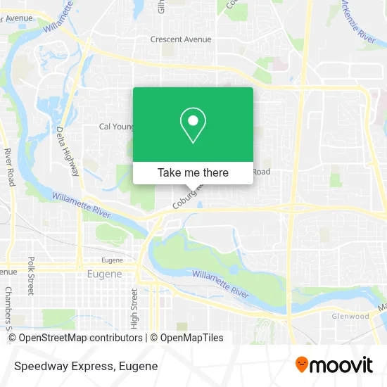 Speedway Express map