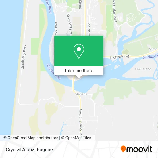 Crystal Aloha map