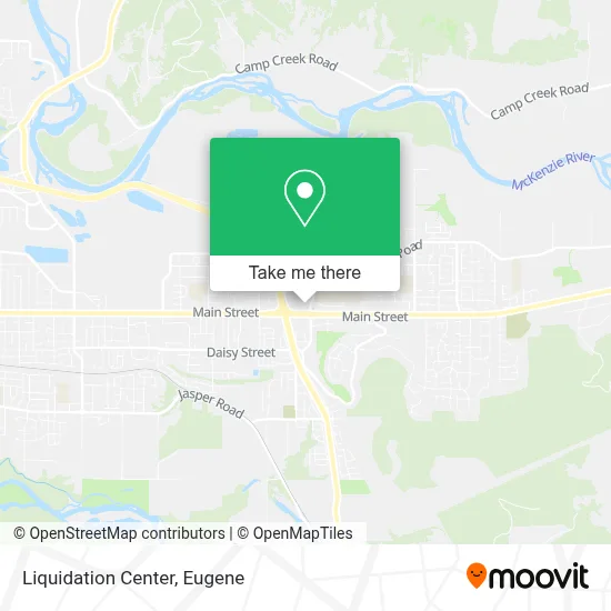 Liquidation Center map