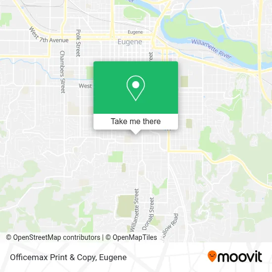 Officemax Print & Copy map
