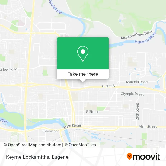 Keyme Locksmiths map