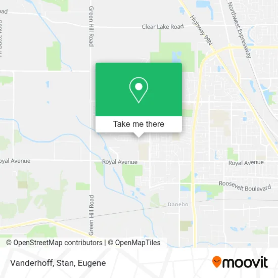 Vanderhoff, Stan map