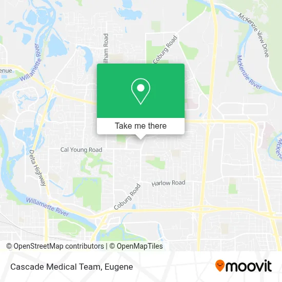 Cascade Medical Team map