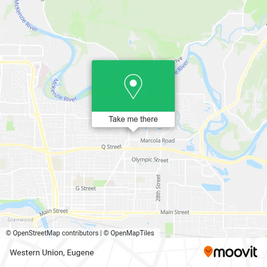 Western Union map